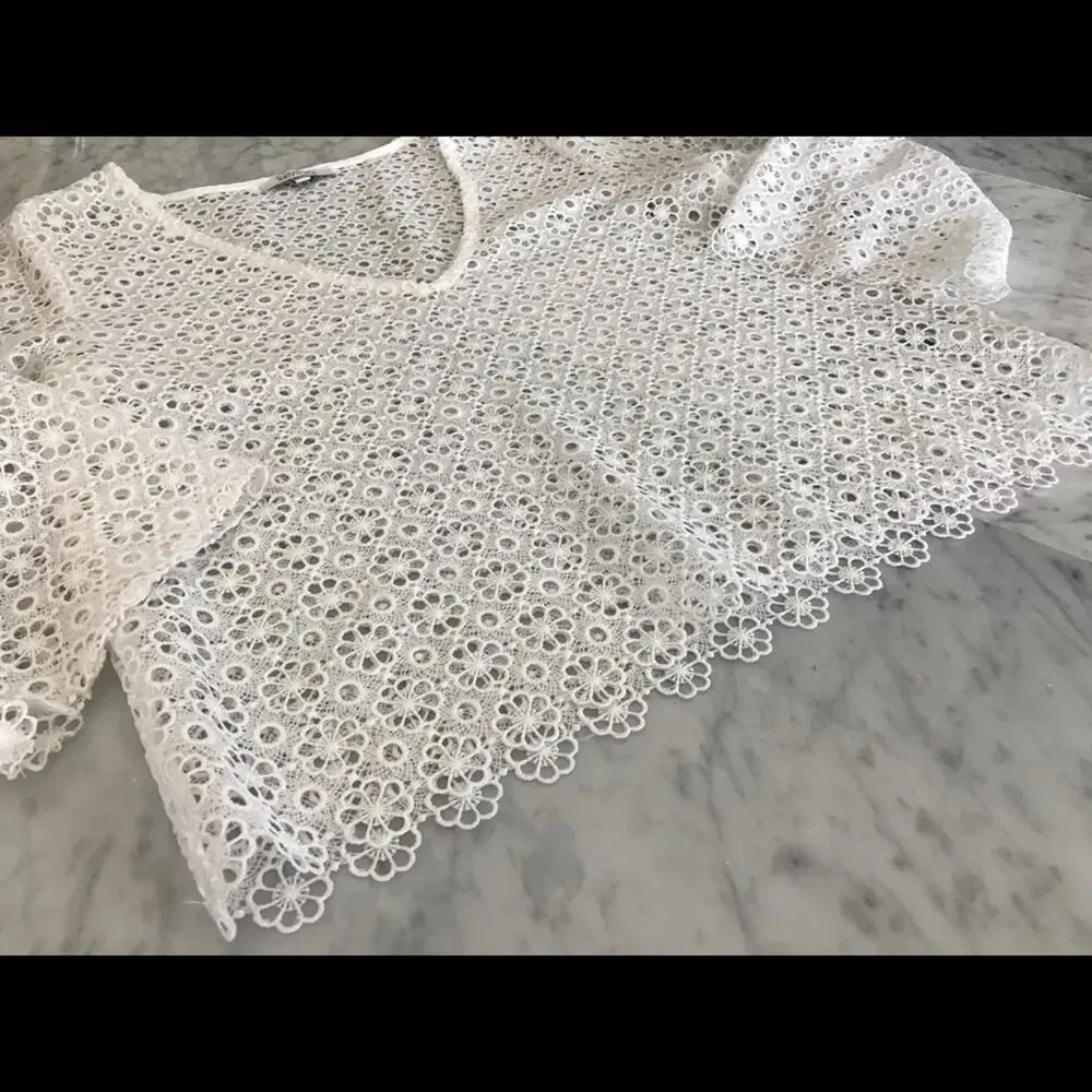 Lucy Paris eyelet top NWOT